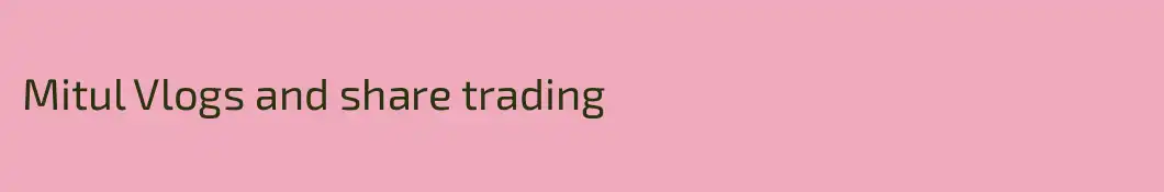 Mitul Vlogs and share trading 